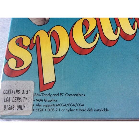 SPELL IT PLUS Spelling Program For The Entire Family It TALKS IBM/TANDY& PC Comp - Picture 5 of 11